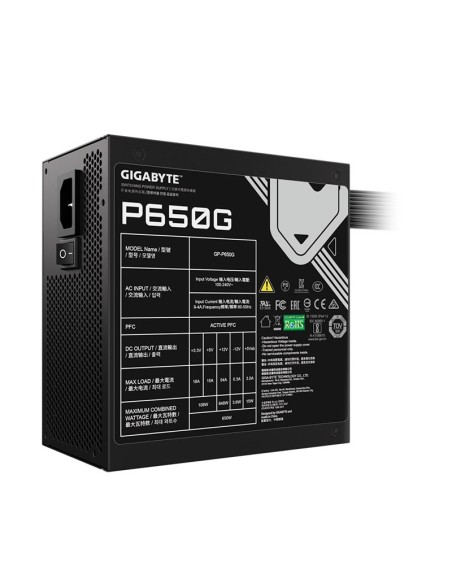 FUENTE DE PODER GIGABYTE 650W ( GP-P650G ) 80 PLUS GOLD