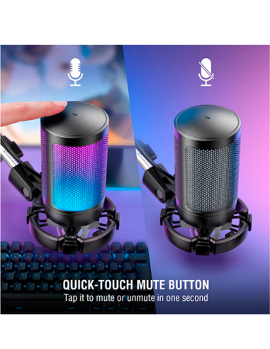 MICROFONO FIFINE A6T + BRAZO ( A6T-B ) BLACK |...