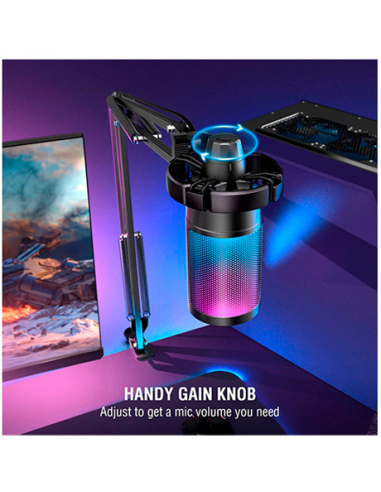 MICROFONO FIFINE A6T + BRAZO ( A6T-B ) BLACK |...