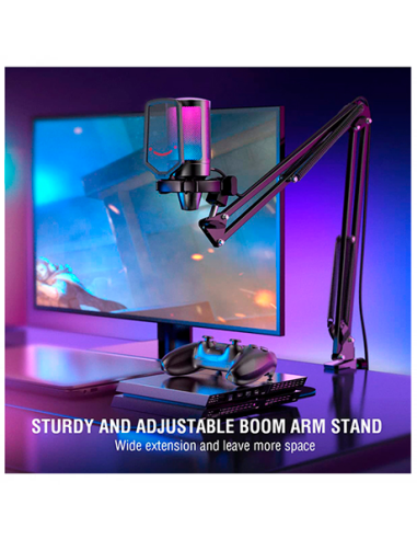 MICROFONO FIFINE A6T + BRAZO ( A6T-B ) BLACK |...