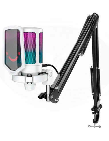 MICROFONO FIFINE A6T + BRAZO ( A6T-W ) WHITE |...
