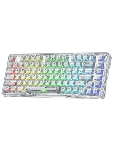 TECLADO GAMER REDRAGON ELF PRO WIRELESS CRYSTAL...