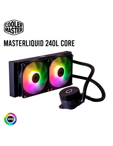 SISTEMA DE ENFRIAMIENTO LIQUIDO COOLER MASTER 240L CORE MASTERLIQUID ( MLW-D24M-A18PZ-R1 ) LED-ARGB