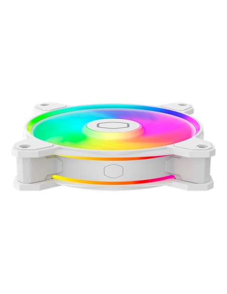 COOLER PARA CASE COOLER MASTER MF120 HALO 2 WHITE MASTERFAN ( MFL-B2DW-21NP2-R2 ) LED-ARGB