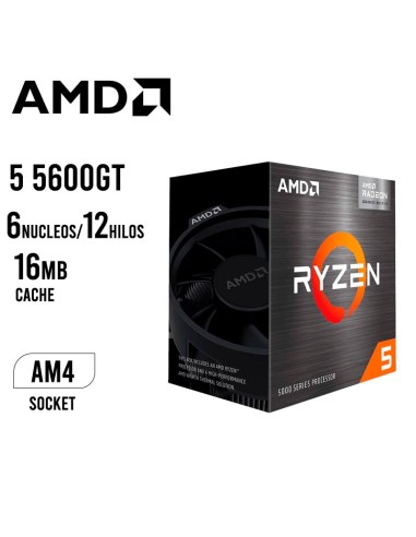 PROCESADOR AMD RYZEN 5 5600GT 3.6GHZ - 16MB ( 100-100001488BOX ) AM4