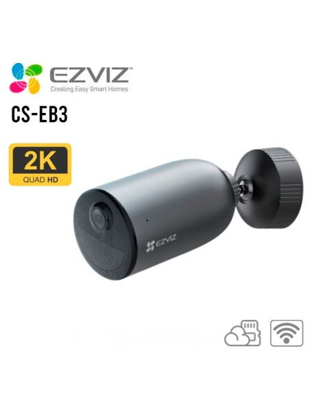 CAMARA DE SEGURIDAD EZVIZ (CS-EB3)3MP 2K| WI-FI