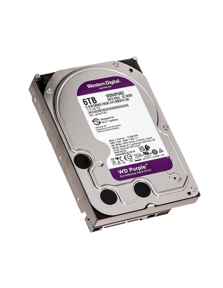 DISCO DURO WESTERN DIGITAL PURPLE 6TB (WD64PURZ) 5400 RPM | 256MB