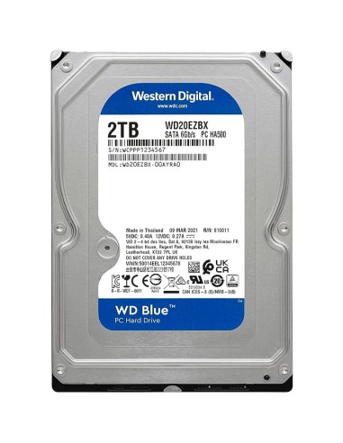 DISCO DURO WESTERN DIGITAL BLUE 2TB (WD20EZBX)...