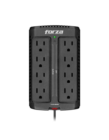 ESTABILIZADOR FORZA 8 TOMAS ( FVR-902 ) 900VA/450W