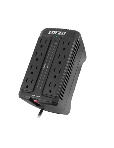 ESTABILIZADOR FORZA 8 TOMAS ( FVR-902 ) 900VA/450W