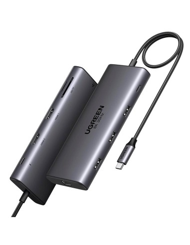 HUB USB-C UGREEN CM639 10 EN 1 ( 15534 ) 2 HDMI...