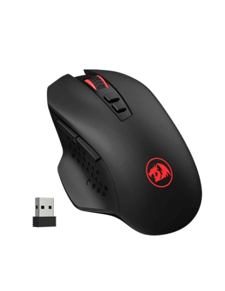 MOUSE GAMER REDRAGON GAINER M656 ( M656 ) LED RED | WIRELESS | 4000 DPI | BLACK