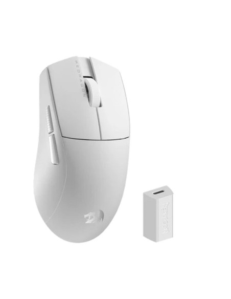 MOUSE GAMER REDRAGON KING PRO ( M916-PRO ) 4K HZ | WIRELESS | 26K DPI | WHITE