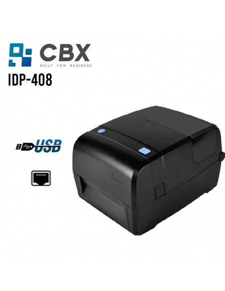 IMPRESORA DE ETIQUETAS CBX (IDP-408) 128MB RAM - 256MB ROM | 203 DPI - USB - ETHERNET