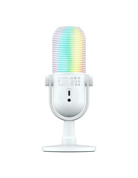MICROFONO RAZER SEIREN V3 CHROMA WHITE EDITION ( RZ19-05060200-R3U1 ) LED-CHROMA RAZER RGB