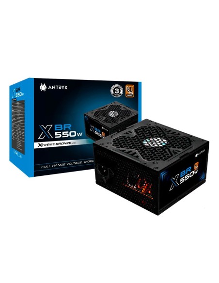 FUENTE DE PODER ANTRYX 550W ( XBR-550 ) 80 PLUS BRONZE