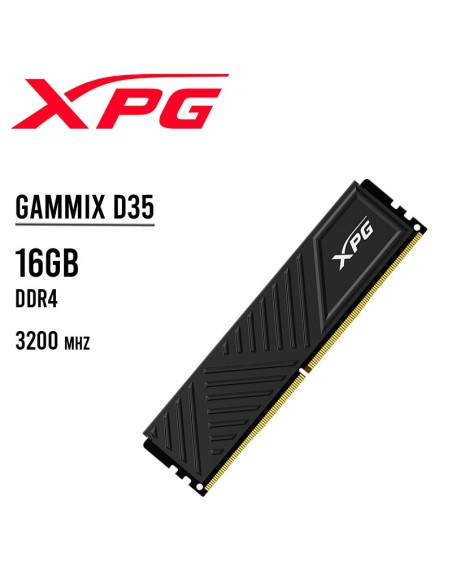 MEMORIA RAM XPG 16GB/3200MHZ GAMMIX D35 ( AX4U320016G16A-SBKD35 ) NEGRO