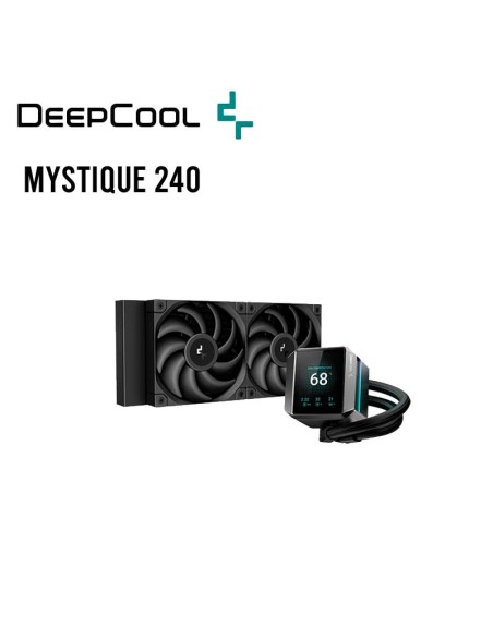 SISTEMA DE ENFRIAMIENTO LIQUIDO DEEPCOOL MYSTIQUE 240 PANTALLA DIGITAL (R-LX550-BKDSNC-G-1)