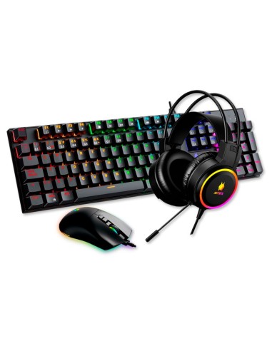 KIT GAMER ANTRYX GC-3100 X3 BLACK| TECLADO +...