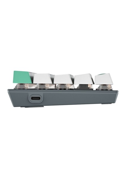 TECLADO GAMER MACHENIKE K500 WHITE (K500-B61W) SWITCH ROJO| LED RGB