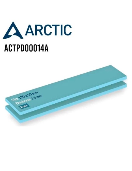 THERMAL PAD ARCTIC (ACTPD00014A) 120 X 20MM 1.5MM 2PCS