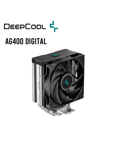 COOLER PARA PROCESADOR DEEPCOOL AG400 DIGITAL ( R-AG400-BKNDMN-G-1 ) NEGRO