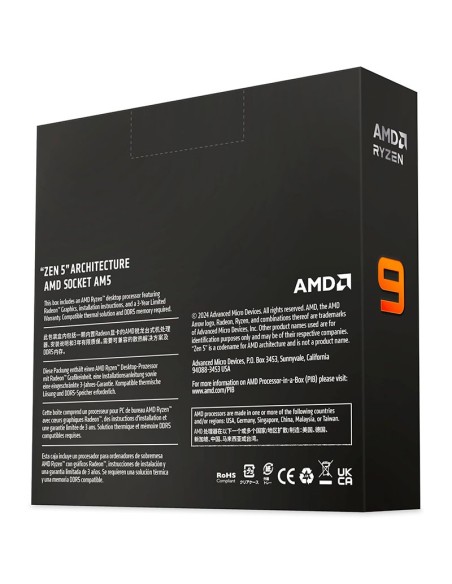 PROCESADOR AMD RYZEN 9 9950X (100-100001277WOF) 4.3-5.7GHZ | AM5