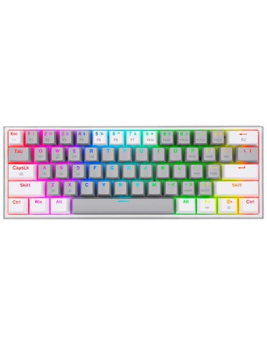 TECLADO GAMER REDRAGON FIZZ PRO GREY ( K616-RGB...