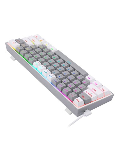 TECLADO GAMER REDRAGON FIZZ PRO GREY ( K616-RGB...