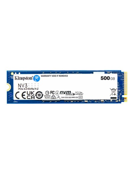DISCO SOLIDO SSD KINGSTON 500GB NV3 ( SNV3S/500G ) PCIE | NVME | GEN4