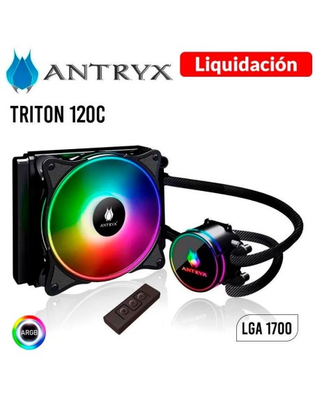 SISTEMA DE ENFRIAMIENTO LIQUIDO ANTRYX TRITON 120C ( AWC-T120C ) LED-ARGB