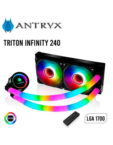 SISTEMA DE ENFRIAMIENTO LIQUIDO ANTRYX 240 TRITON INFINITY ( AWC-TI240K ) BLACK | LED-ARGB