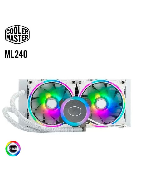 SISTEMA DE ENFRIAMIENTO LIQUIDO COOLER MASTER MASTERLIQUID ML240 ILLUSION WHITE ARGB ( MLX-D24M-A18PW-R1 )