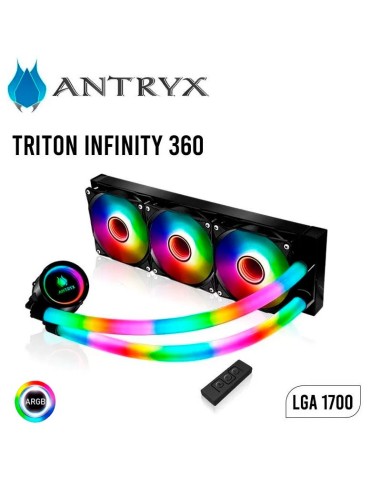 SISTEMA DE ENFRIAMIENTO LIQUIDO ANTRYX 360 TRITON INFINITY ( AWC-TI360K ) BLACK | LED-ARGB