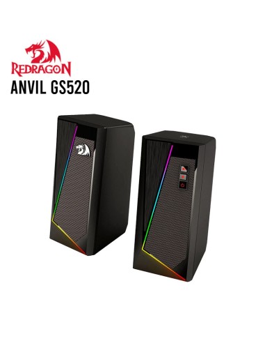 PARLANTE REDRAGON ANVIL ( GS520 ) BLACK | RETROILUMINACION RGB