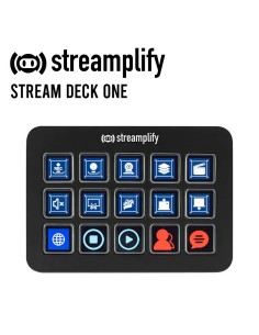 STREAM DECK ONE STREAMPLIFY LCD ( DECK-LCD 15KEYS W/HUB...