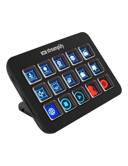 STREAM DECK ONE STREAMPLIFY LCD ( DECK-LCD 15KEYS W/HUB BLK ) 15 KEYS W/HUB