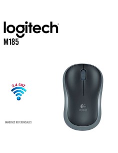 MOUSE LOGITECH M185 ( 910-002225 ) WIRELESS | GRAY