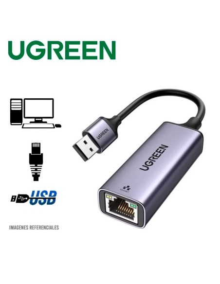 ADAPTADOR UGREEN USB 3.0 A RJ45 ( 50922 )