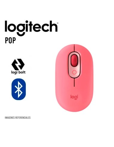 POP MOUSE LOGITECH ( 910-006545 ) CORAL ROSE