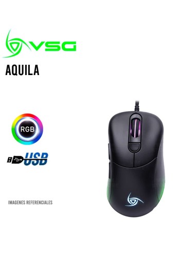 MOUSE VSG AQUILA ( VG-M717 ) GAMING | 12K DPI | SENSOR PMW3360 | LED-RGB