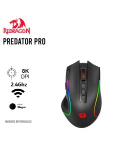 MOUSE GAMER REDRAGON PREDATOR PRO ( M612RGB-PRO ) BLACK |...
