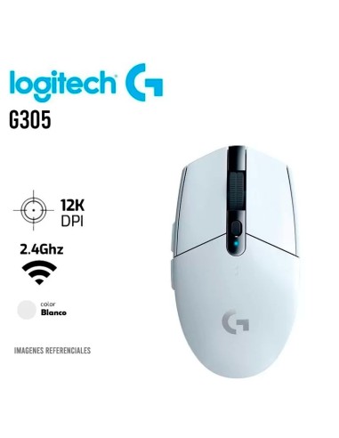 MOUSE LOGITECH G305 LIGHTSPEED WIRELESS  ( 910-005289 ) WHITE