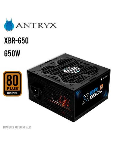 FUENTE DE PODER ANTRYX 650W ( XBR-650 ) 80 PLUS BRONZE