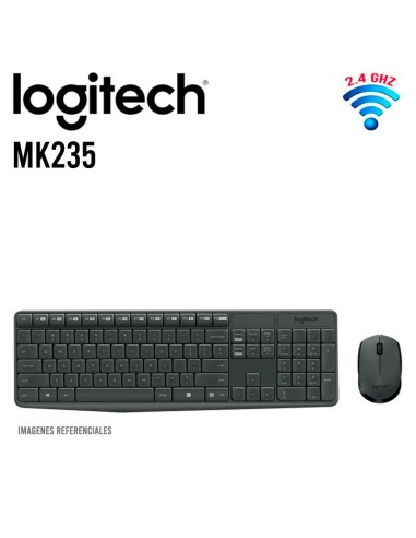 KIT LOGITECH MK235 (920-007901 ) WIRELESS | TECLADO + MOUSE