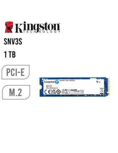 DISCO SOLIDO SSD KINGSTON 1TB NV3 ( SNV3S/1000G ) PCIE | NVME | GEN4