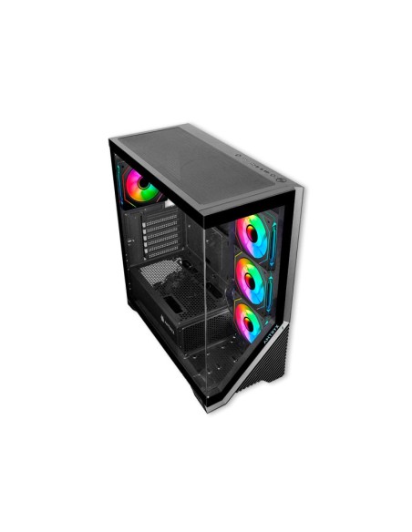 CASE ANTRYX FX 650 BLACK ( AC-FX650K ) S/FUENTE | VIDRIO TEMPLADO | LED-ARGB