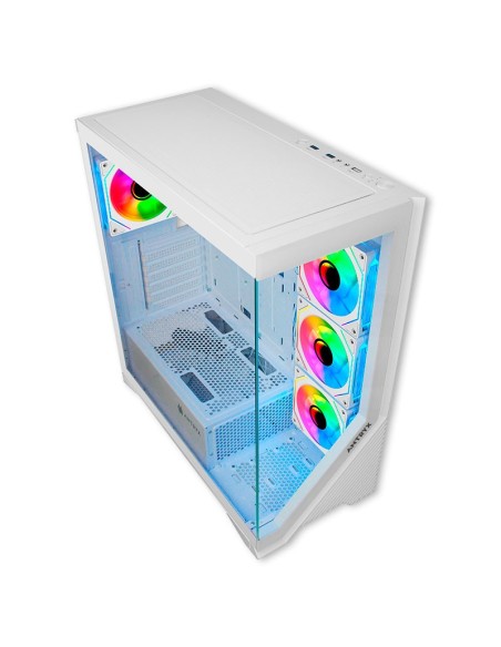 CASE GAMER ANTRYX FX 650 WHITE ( AC-FX650W ) S/FUENTE | PANEL VIDRIO | LED-ARGB