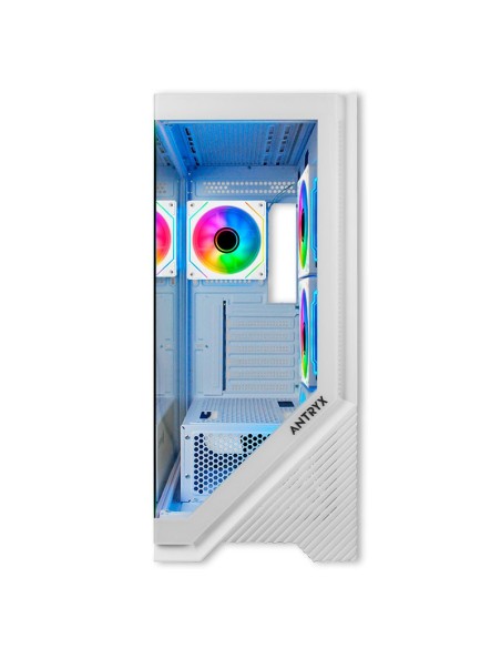 CASE GAMER ANTRYX FX 650 WHITE ( AC-FX650W ) S/FUENTE | PANEL VIDRIO | LED-ARGB