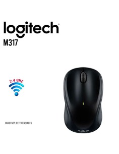 MOUSE LOGITECH M317 BLACK WIRELESS (910-003416)